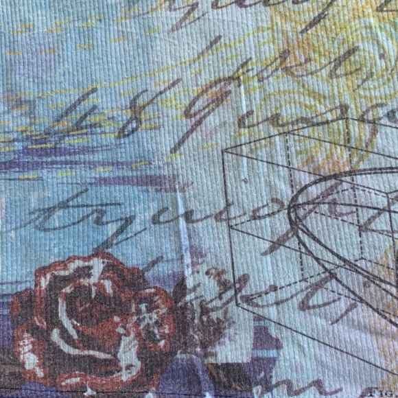 Pia Flying Heart Soft Ribbed Tank Top S - Picture 8 of 10